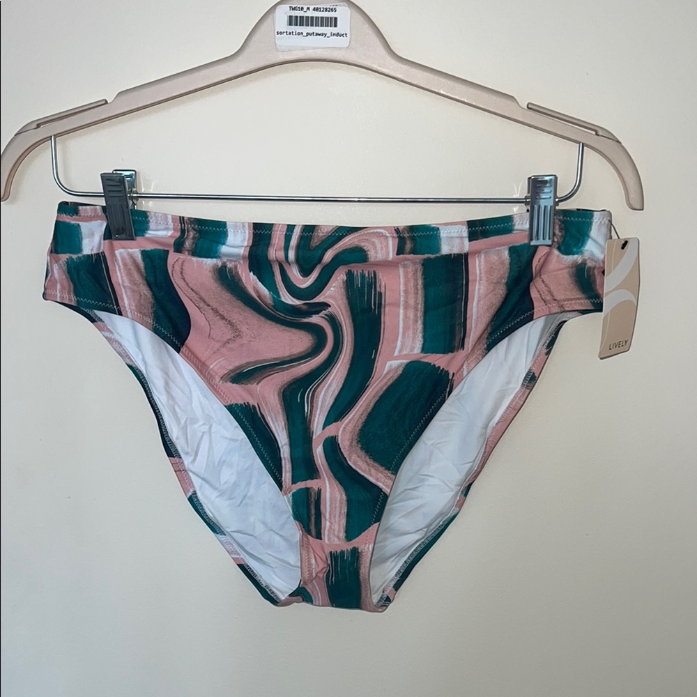 Lively Swirl Pattern Bikini Bottom